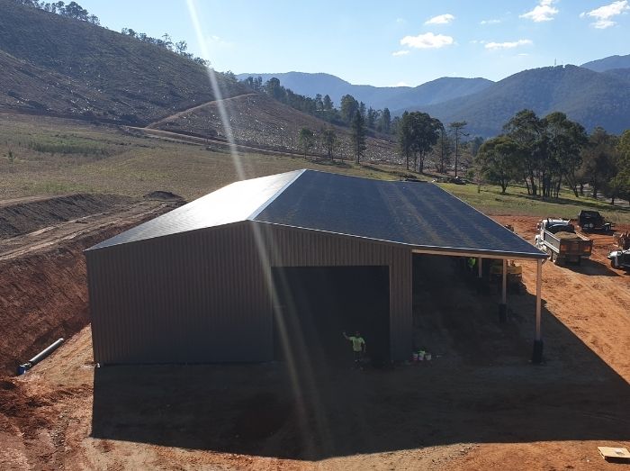 Large Rural Steel Shed